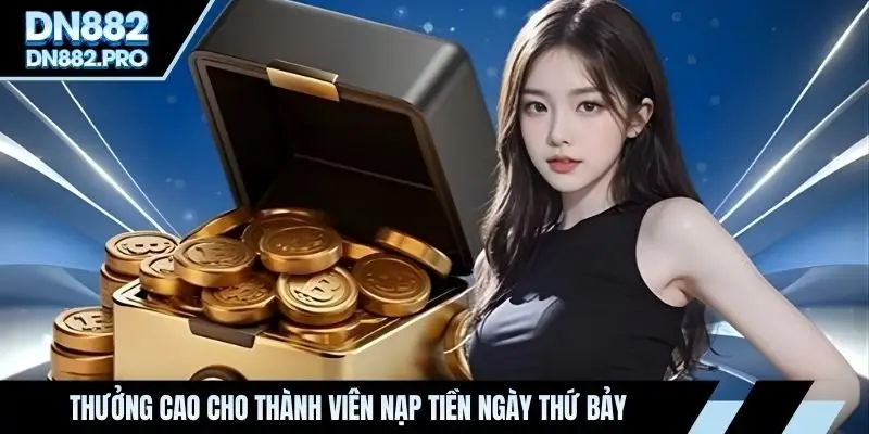Thưởng cao cho thành viên nạp tiền ngày thứ bảy